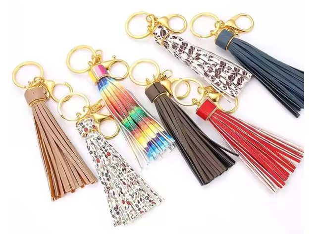 Any Key Ring, leather stopper, Plastic Stopper,  Tipping